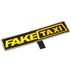 Glowing LED panel "Fake Taxi"