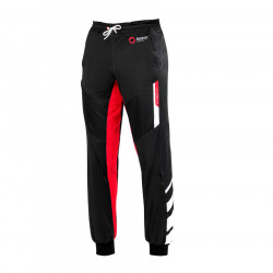 SPARCO HYPER-P pantaloni jogger nero/rosso