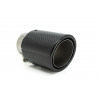 Exhaust tip RACES CARBON 101mm, input 63.5mm - Gloss