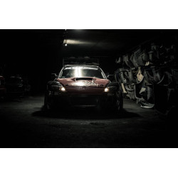 RACES cofano con prese d`aria per Mazda RX-8, FRP