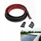 Body kit e accessori visivi RACES splitter anteriore universale 1,5m, nero | race-shop.it