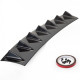 RACES diffusore posteriore universale, nero