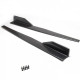 Body kit e accessori visivi RACES Universali pedane laterali con canard, 86cm - Nero | race-shop.it