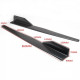 Body kit e accessori visivi RACES Universali pedane laterali con canard, 86cm - Nero | race-shop.it