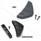 Body kit e accessori visivi RACES diffusore posteriore universale, nero | race-shop.it