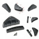 Body kit e accessori visivi RACES pinna diffusore inferiore posteriore universale - Carbon | race-shop.it