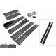 Body kit e accessori visivi RACES Universali pedane laterali lip kit - Nero | race-shop.it