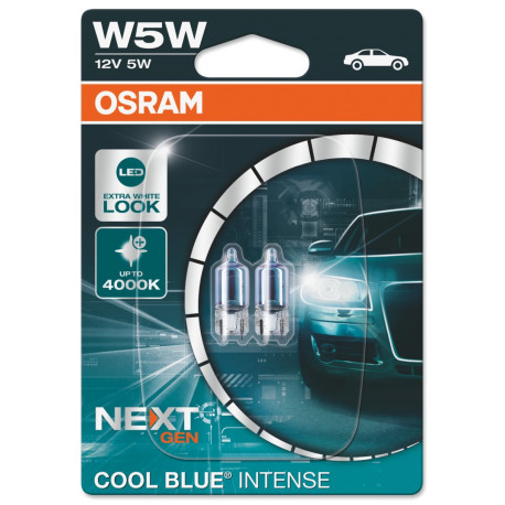 Lampadine e luci allo xeno Osram luci di segnalazione COOL BLUE INTENSE (NEXT GEN) W5W (2pcs) | race-shop.it