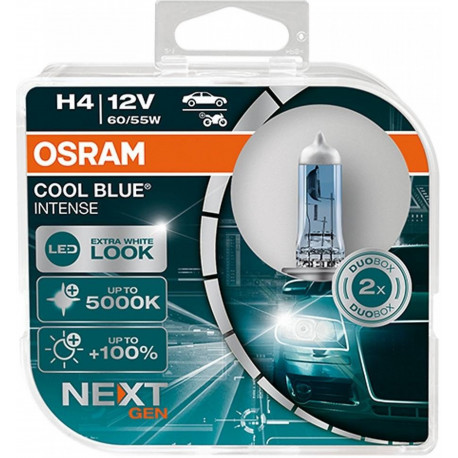 Lampadine e luci allo xeno Osram lampade per fari alogeni COOL BLUE INTENSE (NEXT GEN) H4 (2pcs) | race-shop.it