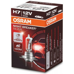 Osram lampade per fari alogeni NIGHT BREAKER SILVER H7 (1pcs)