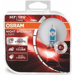 Osram lampade per fari alogeni NIGHT BREAKER LASER H7 (2pcs)