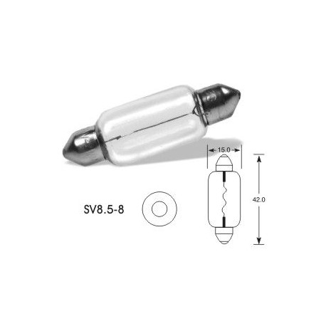 Lampadine e luci allo xeno ELTA VISION PRO 24V 15W lampadina per auto SV8.5-8 C5W (15x41mm) (1pcs) | race-shop.it