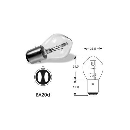 Lampadine e luci allo xeno ELTA VISION PRO 12V 35/35W lampadina per auto Ba20d S2 (1pcs) | race-shop.it
