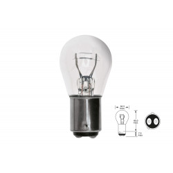 ELTA VISION PRO 12V 21/4W lampadina per auto Baz15d P21/4W (1pcs)