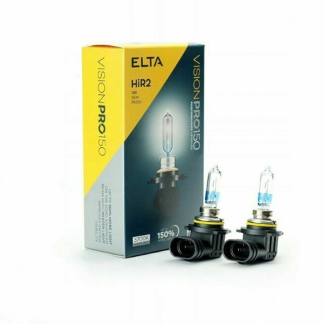 Lampadine e luci allo xeno ELTA VISION PRO 150 12V 55W car light bulbs PX22d HiR2 (2pcs) | race-shop.it