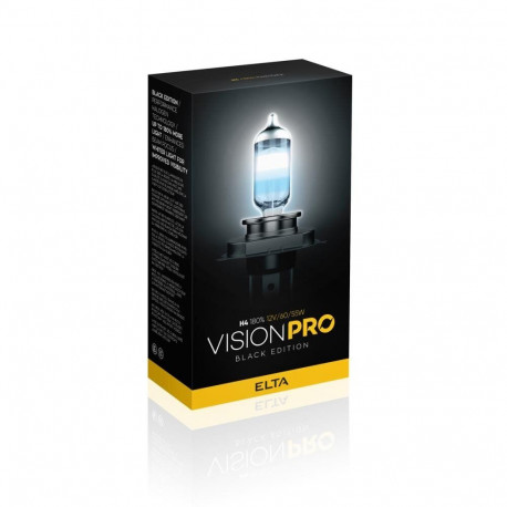 Lampadine e luci allo xeno ELTA VISION PRO 180 Black Edition 12V 60/55W lampade per fari alogeni P43t H4 (2pcs) | race-shop.it