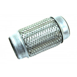 Tubo flessibile di scarico 76x200mm, acciaio inossidabile