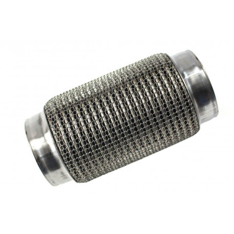 Exhaust flex pipe (SS304 reinforced) Tubo flessibile di scarico PRO 150x76mm, acciaio inossidabile | race-shop.it