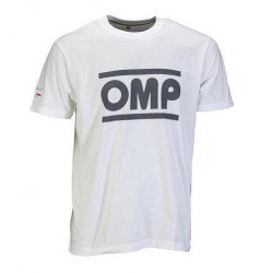 T-shirt OMP racing spirit bianca