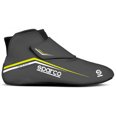Scarpe Scarpe da gara Sparco PPRIME EVO FIA grigio/giallo | race-shop.it
