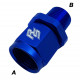 Riduttori per tubi flessibili femmina / maschio Riduttore AN6 (femminile) a 1/4NPT (maschio) | race-shop.it