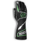 Guanti Race gloves Sparco FUTURA with FIA (outside stitching) black/green | race-shop.it