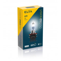 ELTA VISION PRO 150 12V 55W lampade alogene PGJ19-2 H11 (2 pezzi)