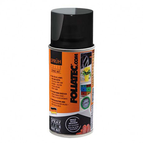 Spray e pellicole SET FOLIATEC Pellicola spray - BLACK МАТТ 150ml | race-shop.it