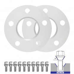 Set di distanziali ruota 2 Pezzi (di transizione) per Volkswagen Golf Alltrack&nbsp;Mk7 FL&nbsp;- 10mm, 5x112, 57,1