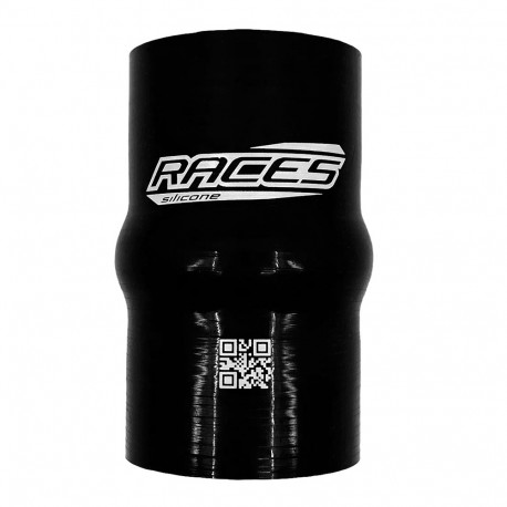 Manicotti con gobba Tubo in silicone RACES connettore del tubo flessibile della gobba - 45mm (1,77") | race-shop.it