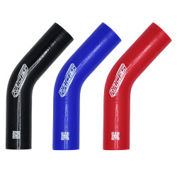 Curva in silicone RACES Silicone 45° - 15mm (0,59")