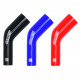 Gomiti riduttivi 45° Curva in silicone riduttiva RACES Silicone 45° - 45mm (1,77") a 57mm (2,25") | race-shop.it