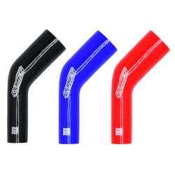 Curva in silicone riduttiva RACES Silicone 45° - 45mm (1,77") a 57mm (2,25")