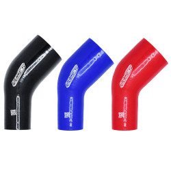 Curva in silicone riduttiva RACES Silicone 45° - 63mm (2,5") a 76mm (3")