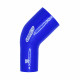 Gomiti riduttivi 45° Curva in silicone riduttiva RACES Silicone 45° - 51mm (2") a 57mm (2,25") | race-shop.it