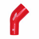 Gomiti riduttivi 45° Curva in silicone riduttiva RACES Silicone 45° - 51mm (2") a 70mm (2,75") | race-shop.it
