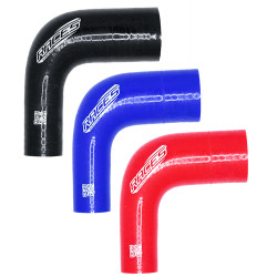 Curva in silicone riduttiva RACES Silicone 90° - 25mm (1") a 32mm (1,26")