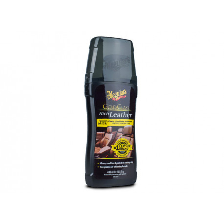 Interni Meguiars Gold Class Rich Leather Cleaner/Conditioner - detergente e balsamo per pelle naturale e sintetica, 400 ml | race-shop.it