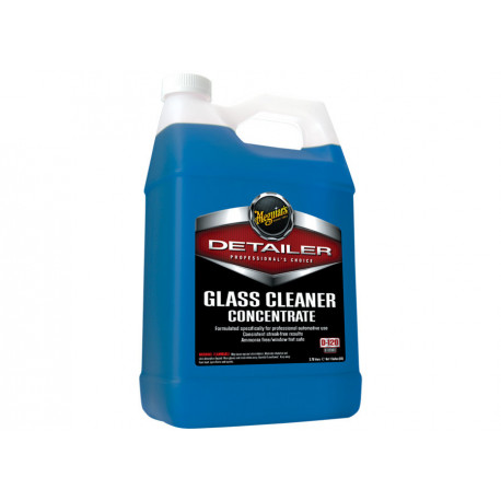 Detergenti vetri Meguiars Glass Cleaner Concentrate - pulitore professionale di superfici in vetro, 3,78 l | race-shop.it