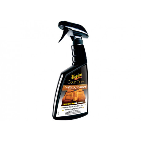 Interni Meguiars Gold Class Leather & Vinyl Cleaner - detergente extra efficace per pelli naturali e sintetiche, 473 ml | race-shop.it