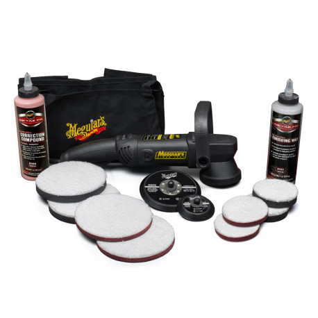 Autodetailing sets Meguiars DA Microfiber Correction System DA Kit 3" + 5" - sada na renovaci laku, vč. orbitální leštičky Meguiars MT310 | race-shop.it