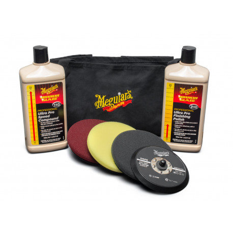 Autodetailing sets Meguiars Mirror Glaze Soft Buff Kit 5" - kompletní 5palcová sada na profesionální renovaci laku | race-shop.it