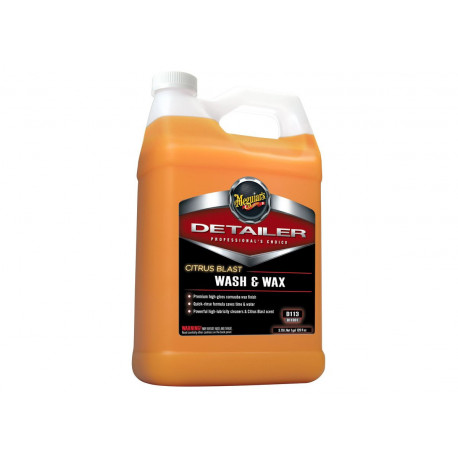 Washing Meguiars Citrus Blast Wash & Wax - špičkový profesionální autošampon s voskem a citrusovou vůní, 3,79 l | race-shop.it