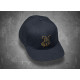 Cappellini Meguiars "M" Logo Snapback - cappellino snapback nero con logo "M" 3D ricamato in oro e nero | race-shop.it