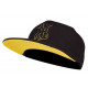 Cappellini Meguiars "M" Logo Snapback - cappellino snapback nero con logo "M" 3D ricamato in oro e nero | race-shop.it