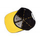Cappellini Meguiars "M" Logo Snapback - černá kšiltovka snapka s vyšitým zlato-černým 3D logem "M" | race-shop.it