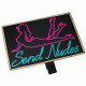 LED panels Glowing LED panel "Send Nudes" | race-shop.it