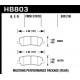 Pastiglie freno HAWK performance Rear brake pads Hawk HB803B.639, Street performance, min-max 37°C-290°C | race-shop.it