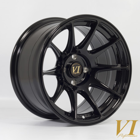 Cerchi in lega 6Performance Cerchi 6Performance BDR 15X8.25 4X100 67,1 ET0, Black | race-shop.it