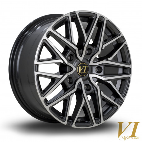 Cerchi in lega 6Performance Cerchi 6Performance Loaded 18X8 5X160 65,1 ET50, Gunmetal | race-shop.it